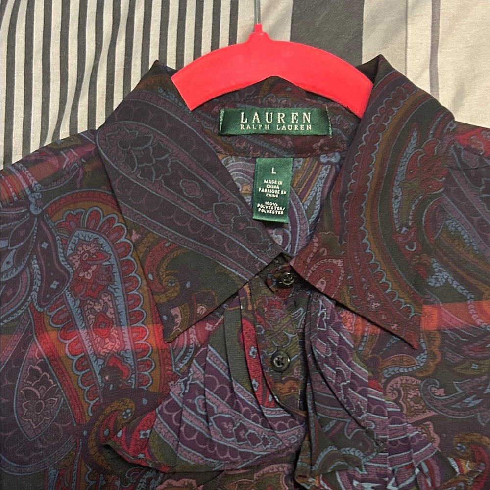 Lauren Ralph Lauren Multicolor Paisley Shirt
